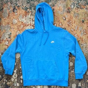 Nike Men's Bright Blue Hoodie